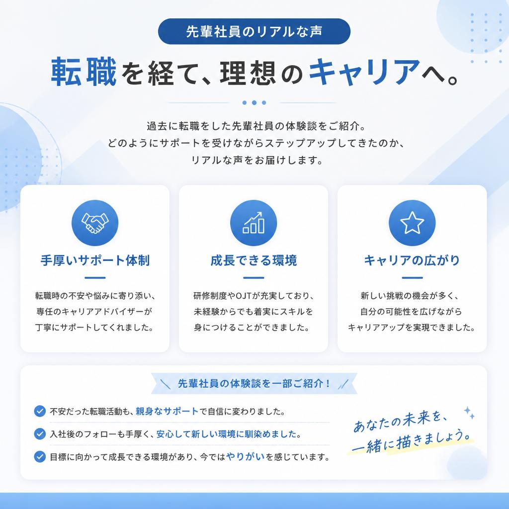 転職者の声