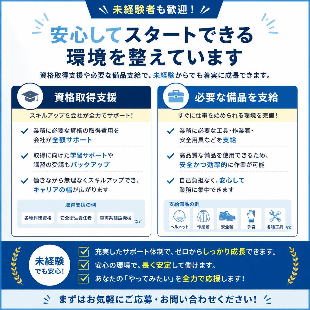 会社が提供するサポート